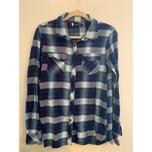 Blue Plaid Volcom Flannel